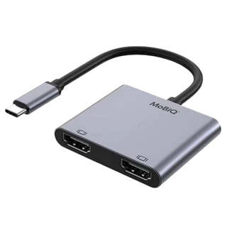 MOBICUBE Hub Multi USB De Monitor Duplo-C 4K HDMI De 2 Portas (EM-2HP)