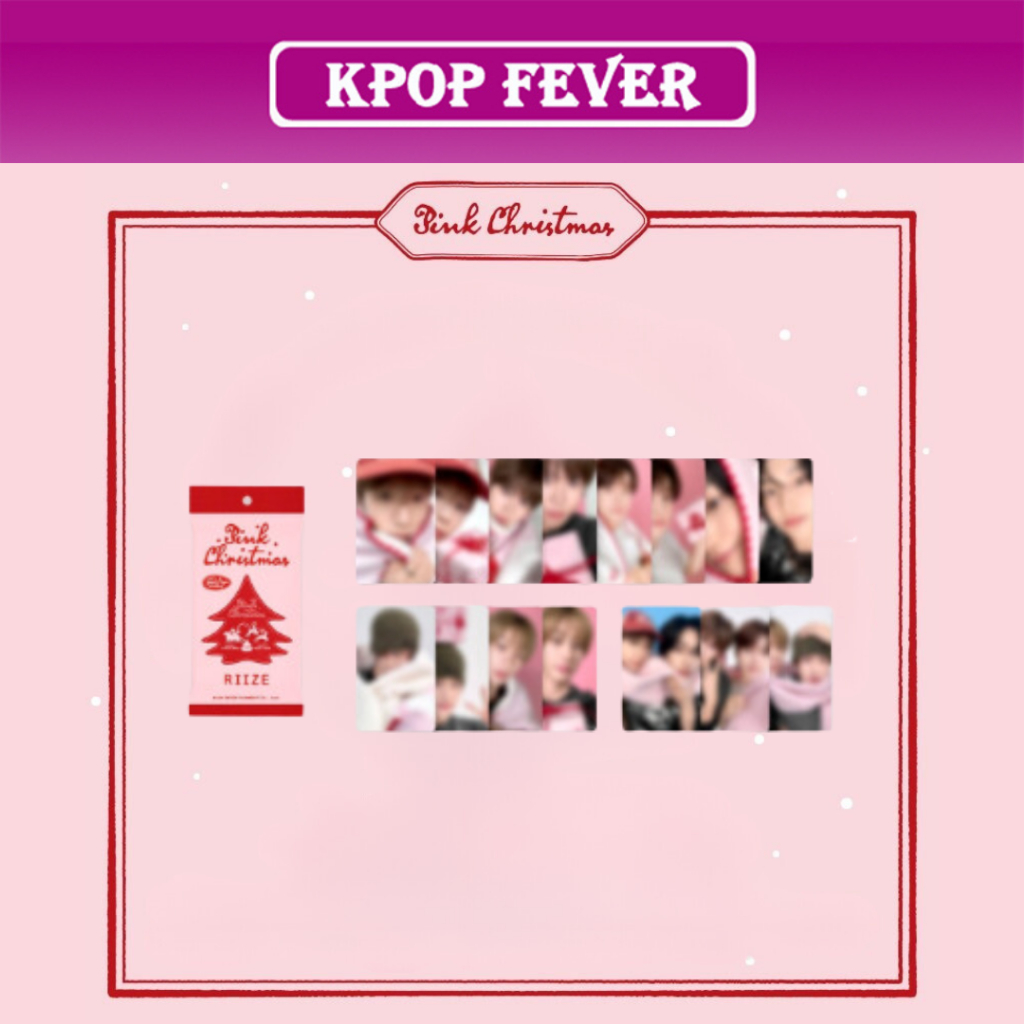 RIIZE - 2024 PINK CHRISTMAS MD / RANDOM PACK | Shopee Brasil
