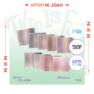 [POB][9 SET](DIGIPACK VER.) TWICE [THIS IS FOR] 4th FULL ALBUM (11th Jul.2025)