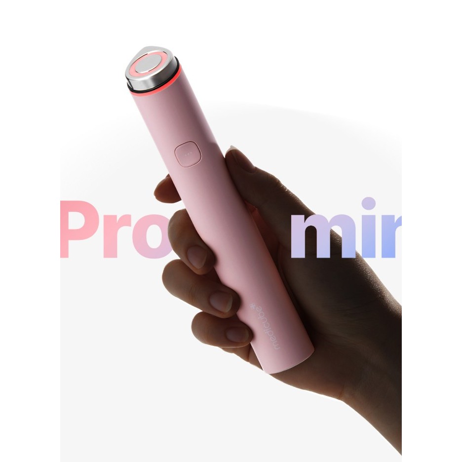 MediCube Booster Pro MINI (Branco/Rosa) Age-r + Máscara De Folha