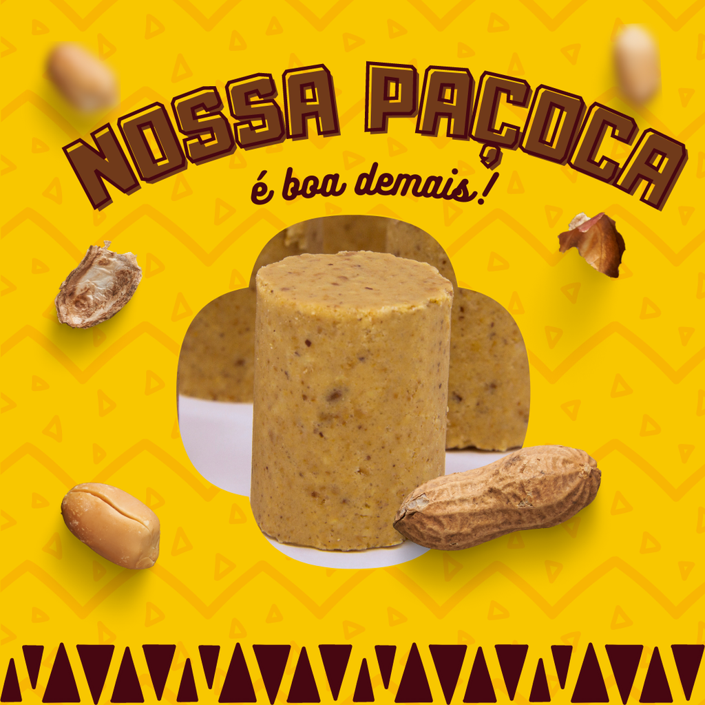 Paçoca Rolha Artesanal Unidoces Caixa Com 100 unidades - 1,5kg | Shopee ...