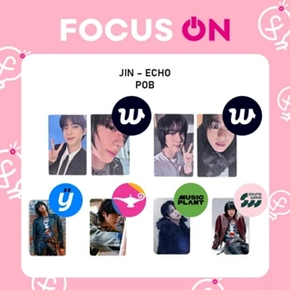 BTS JIN POB WEVERSE YES24 ALADIN MUSICPLANT ECHO PHOTOCARD