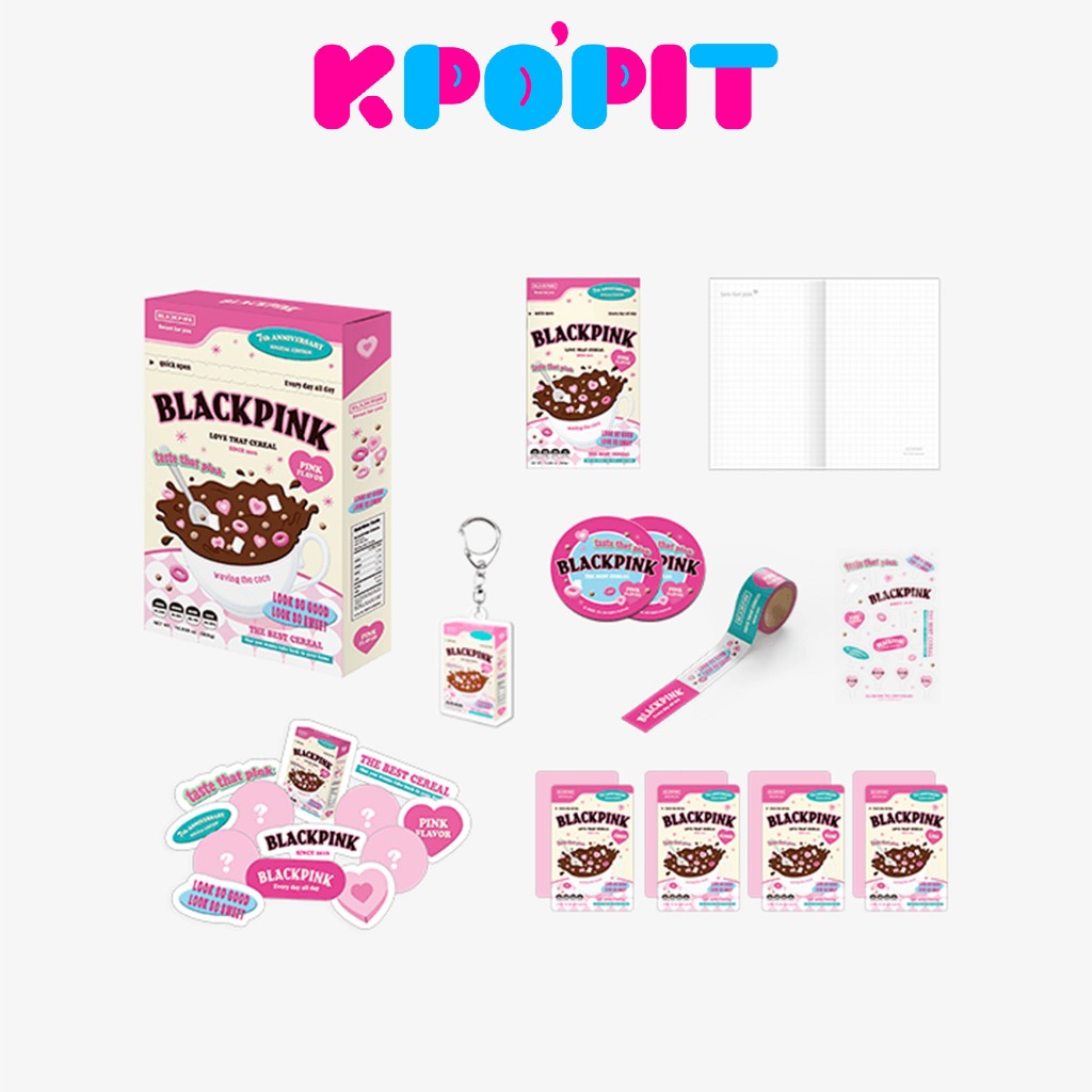 新品！！BLACKPINKクッキー型セット BLACKPINK 2023 DEBUT ANNIVERSARY CEREAL DECO KIT | Shopee Brasil