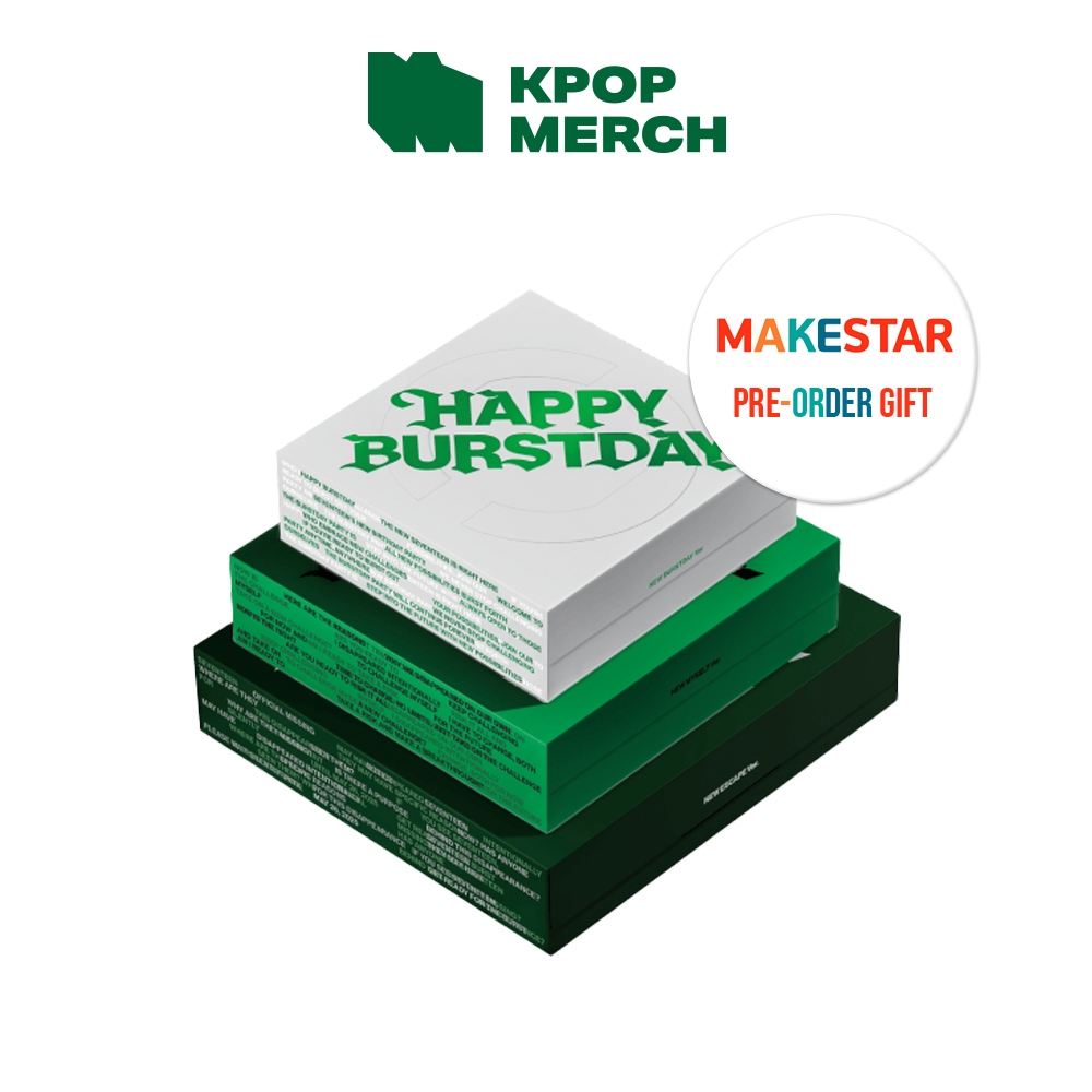Makestar POB) SEVENTEEN - 5th Album [ Happy Burstday ] | Shopee Brasil