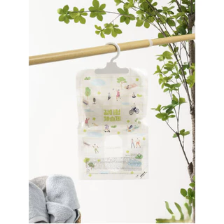 [Daiso Korea] Desumidificador Suspenso | 200g/200g x 2 Aroma De Almíscar Branco Absorvedor De Umidade Do Armário