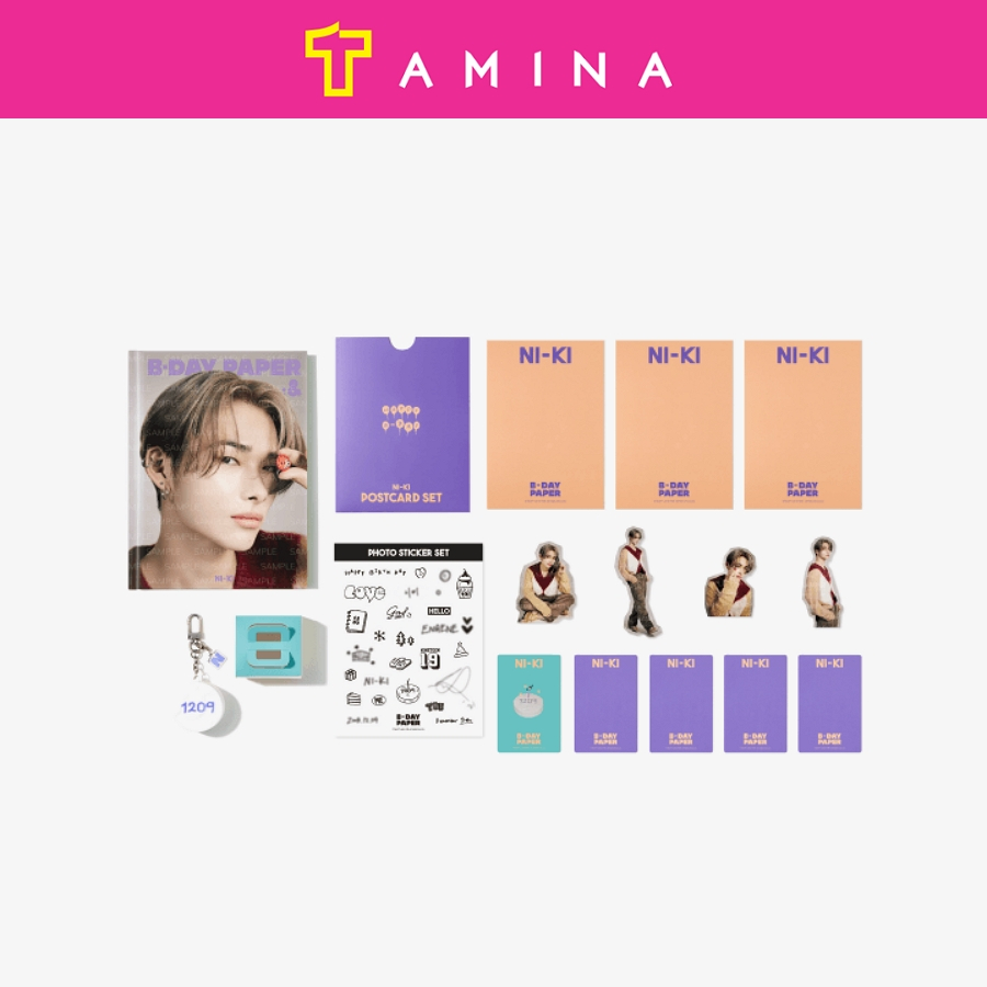 ENHYPEN [NI-KI] B-Day Paper | Shopee Brasil