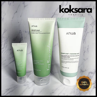 ANUA heartleaf pore deep cleansing foam,succinic moisture cleansing 150ml,deep cleansing foam 25ml