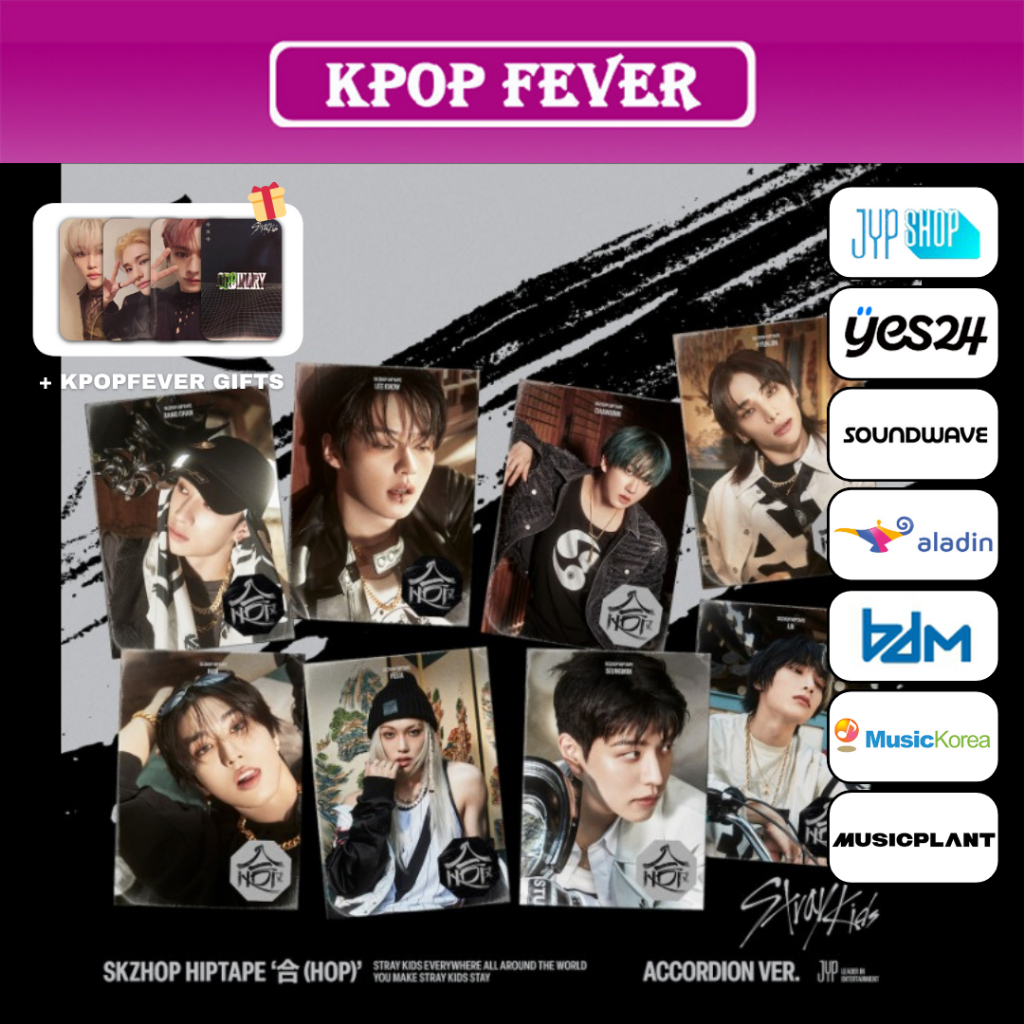 STRAY KIDS - [ HOP ] SKZHOP HIPTAPE / ACCORDION Ver. | Shopee Brasil