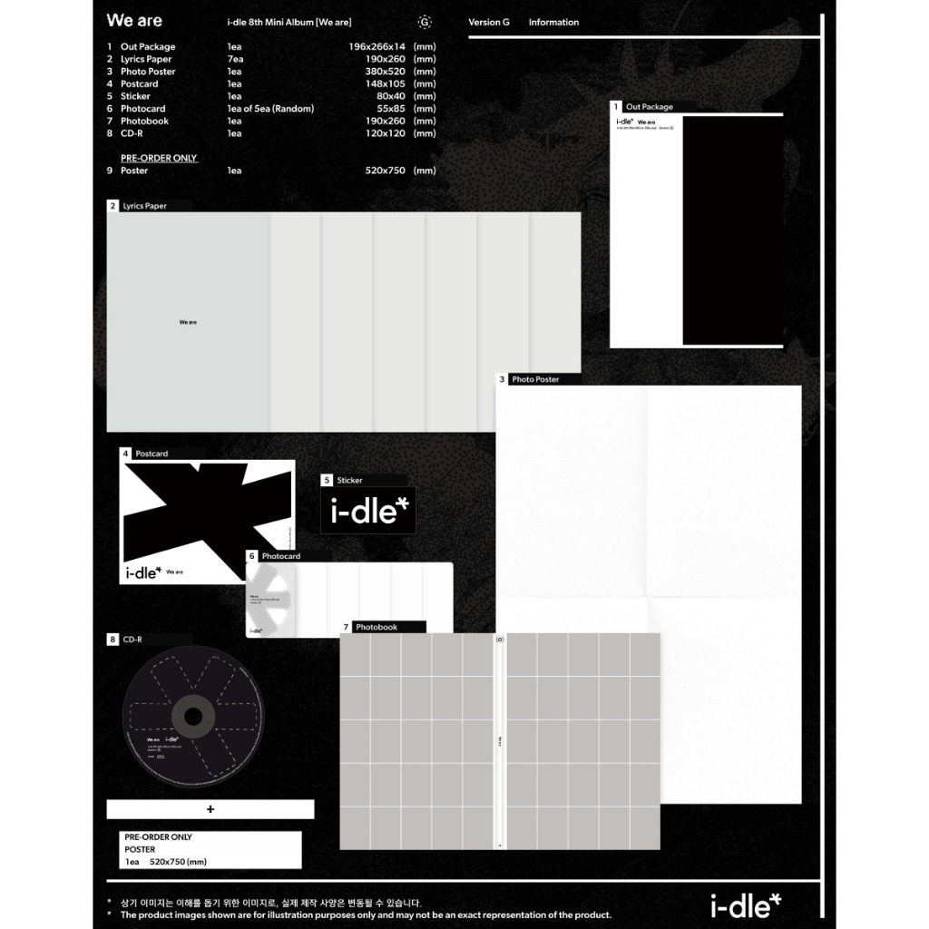 i-dle - We are / 8th Mini Album | Shopee Brasil