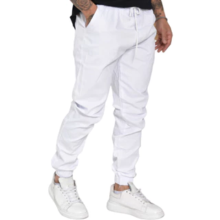 Calça Jogger Masculina Com Elastico Sarja