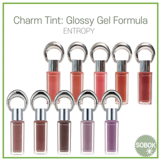 [ENTROPY] Charm tint : Glossy Gel Fórmula 10 Cores Tonalidade Brilho Labial