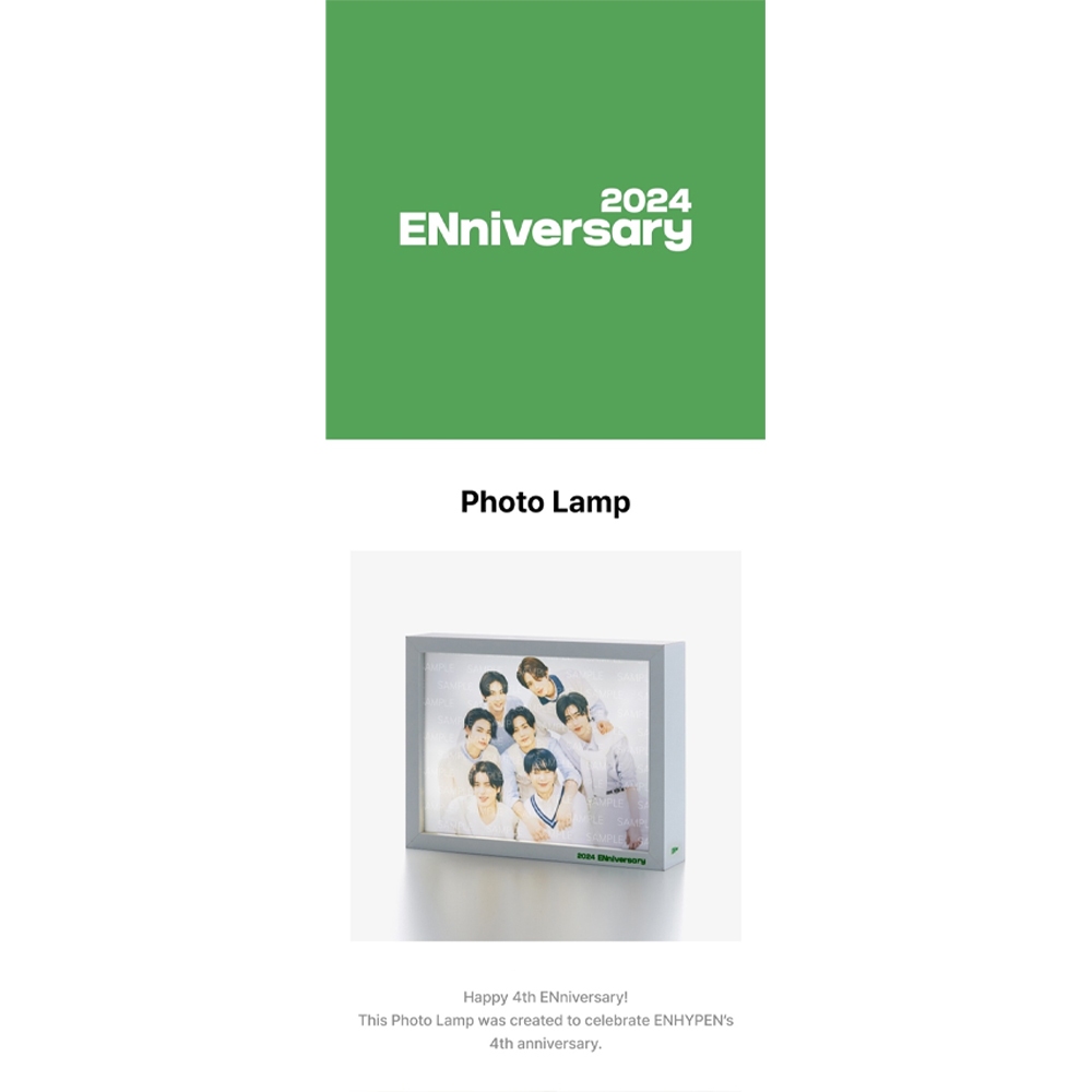 ENHYPEN - Photo Lamp [2024 4th ENniversary Official MD] - K