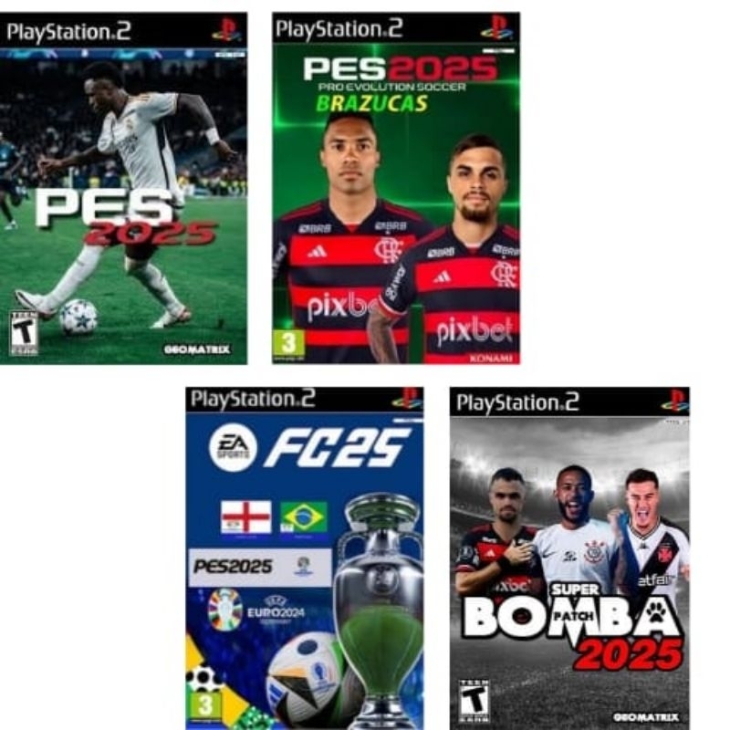 kit 4 Jogos de Futebol PS2 Atualizado 2025 | Shopee Brasil