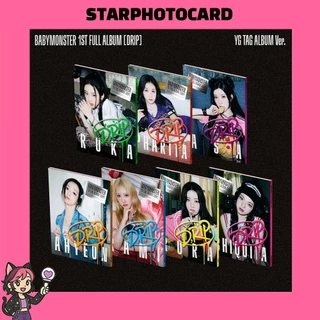 [READY STOCK] BABYMONSTER - 1st FULL ALBUM DRIP YG TAG