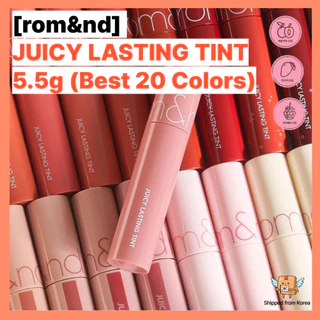 [rom & nd] romand JUICY Duradouro Tint 5.5g (Melhores 20 Cores)/Oliveyoung Lip Gloss Acabamento Frutado em Oferta na Shopee