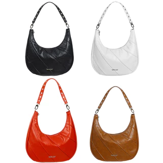 Bolsa DIANA ELLY Patchwork/Preta # rockchic hobobag