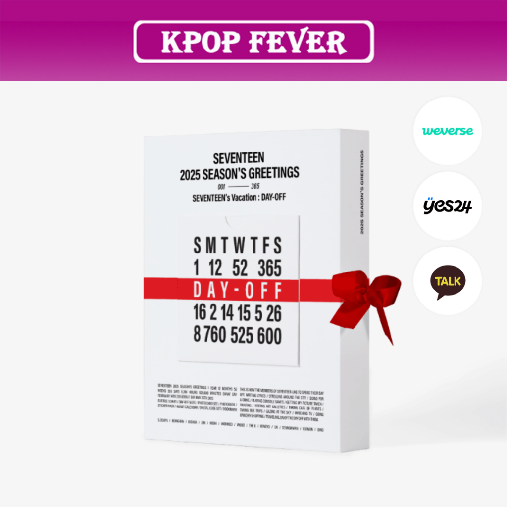 SEVENTEEN [ DAY OFF ] 2025 SEASON'S GREETINGS + POB Shopee Brasil