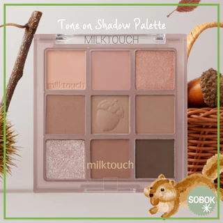 [MILKTOUCH] Tone on Shadow Palette  3 Cores happyrim