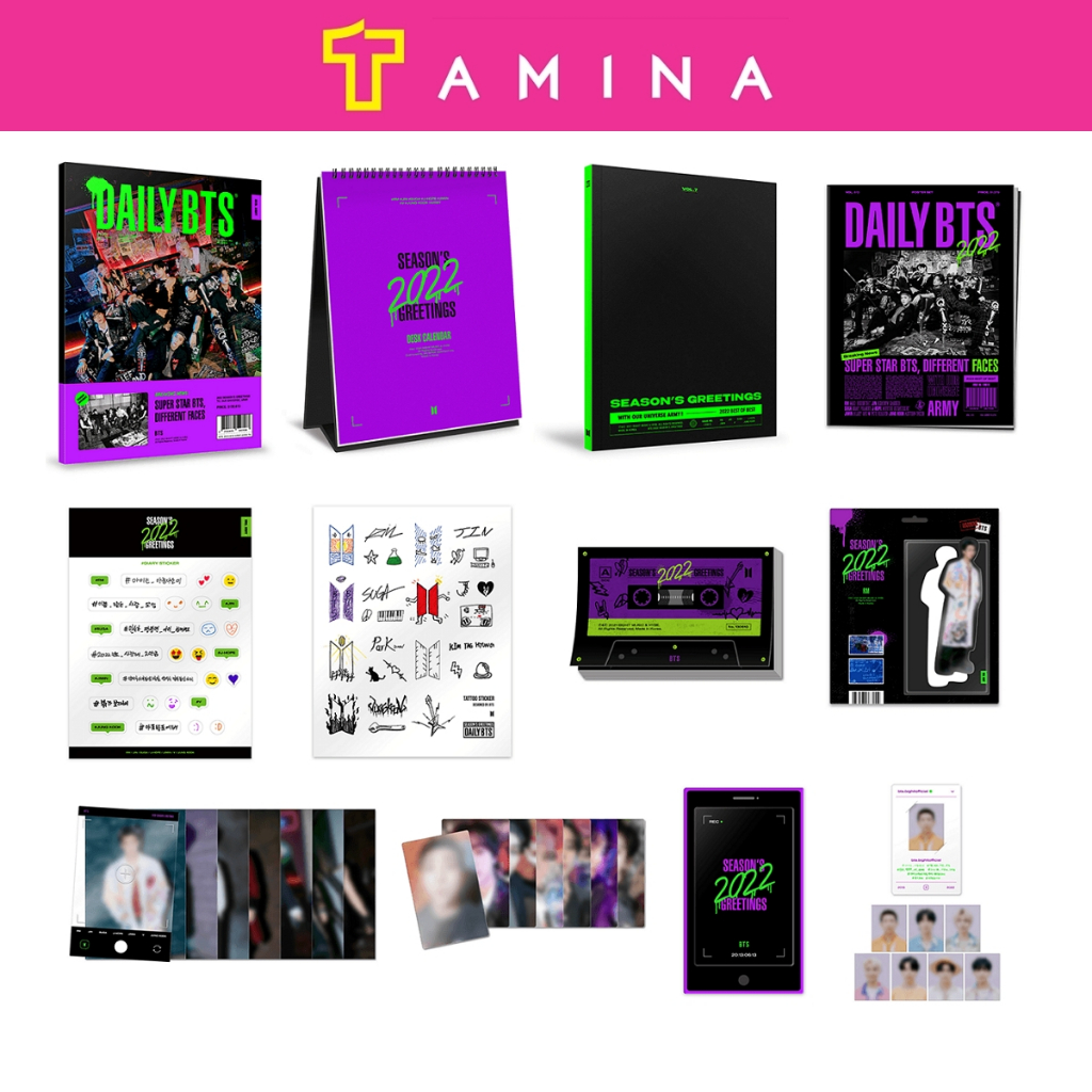 BTS 2022 Season's Greeting 'Daily BTS' | Shopee Brasil