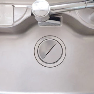 [Salimroom] Ralo De Pia Tipo Meia Lua Tampa De Aço Inoxidável Filtro De Drenagem