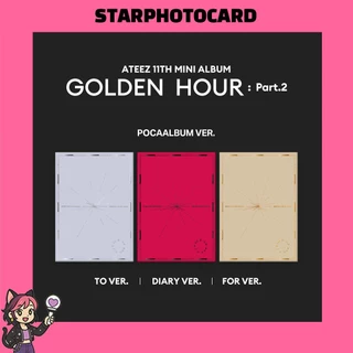 [READY STOCK] ATEEZ - 11th Mini Album GOLDEN HOUR : Part.2 POCAALBUM
