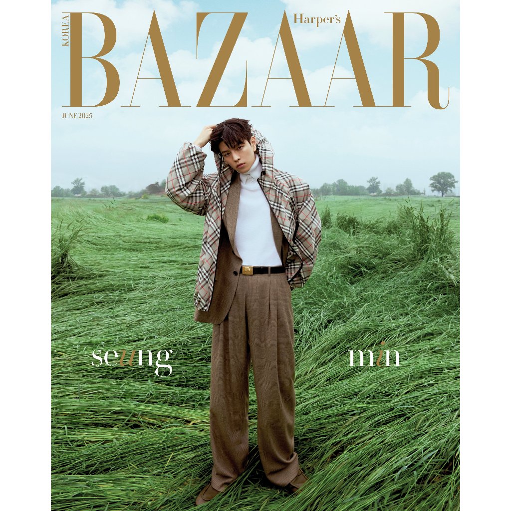 Stray Kids スキズ　スンミン　雑誌　BAZAAR W korea BAZAAR STRAY KIDS SEUGMIN Cover [JUN 2025] | Shopee Brasil