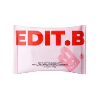 Edit.B Joyfull Heart Almofada De Limpeza Tudo Em Um 55g 30 Almofadas em Oferta na Shopee