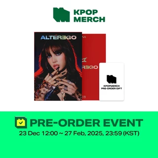 (KPOPMERCH POB) BLACKPINK LISA-[Alter Ego] Photobook_VIXI ver