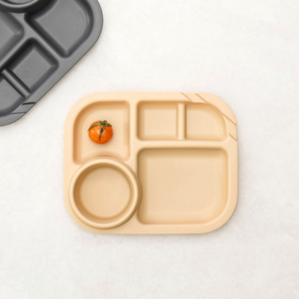 Prato De Acampamento Dividido De 5 Seções DAISO Bandeja Multiuso ...