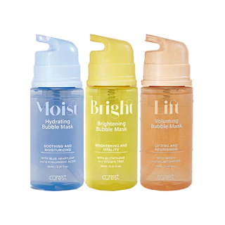 Curest Moist Hydrating, Brightening, Lift Voluming Bubble Mask 95ml em Oferta na Shopee
