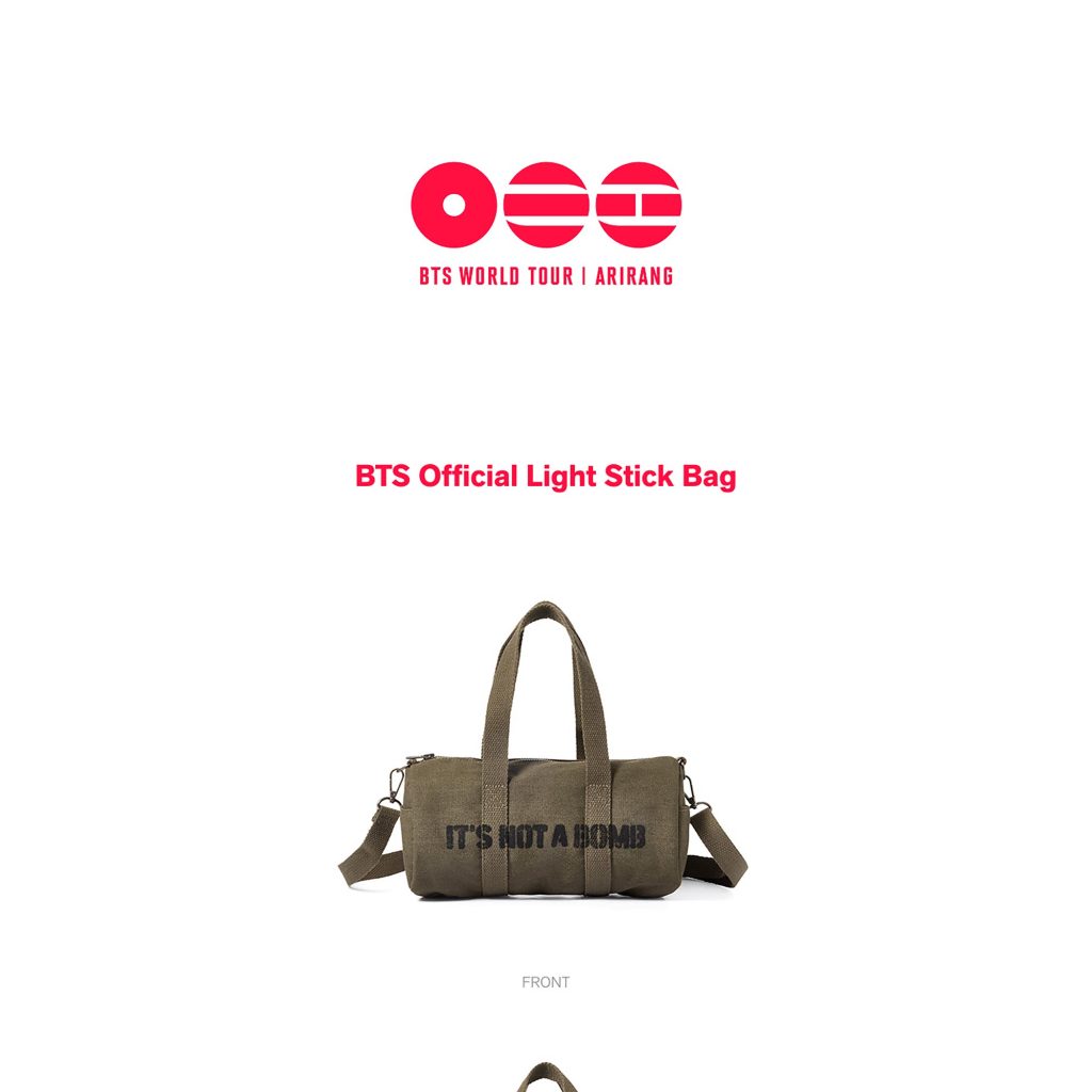 Ready Stock ] BTS Official Light Stick Pouch | Shopee Brasil