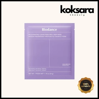 Biodance Rejuvenating Caviar PDRN Real Deep Mask 1 Sheet em Oferta na Shopee