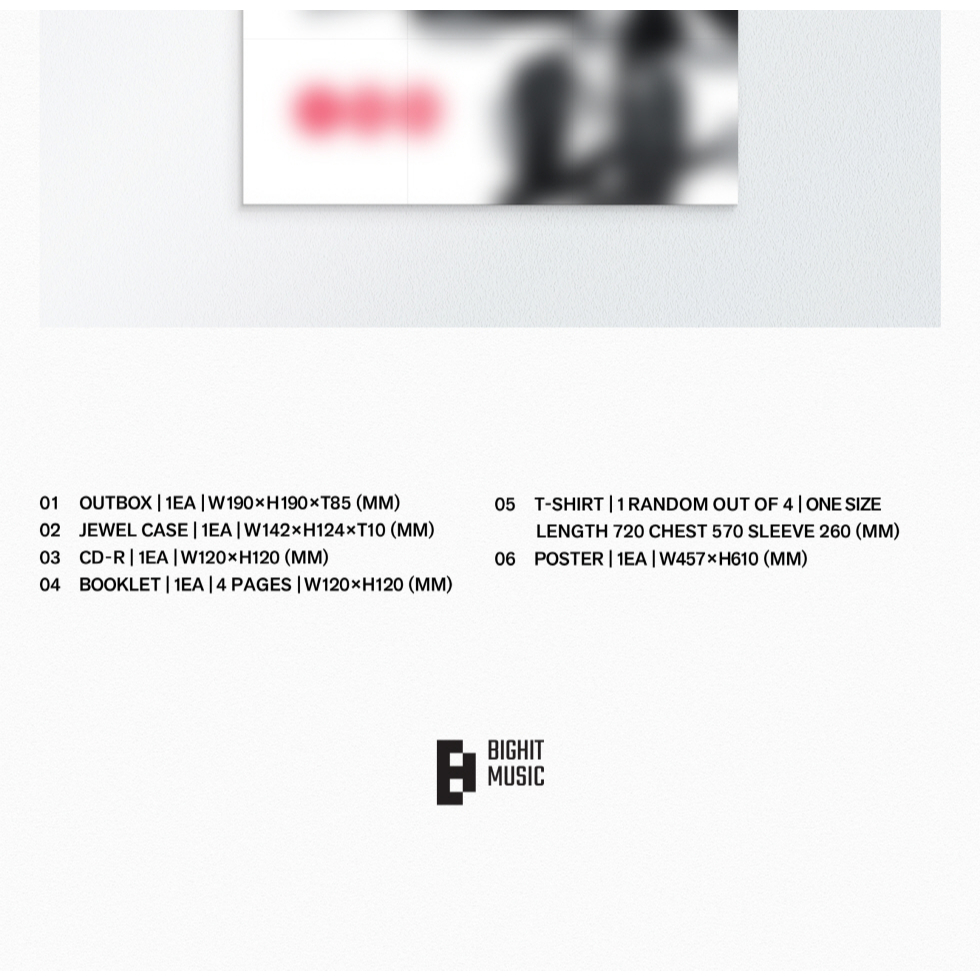 T-shirt CD Box Set) BTS [ARIRANG] 5th FULL ALBUM (4th May.2026
