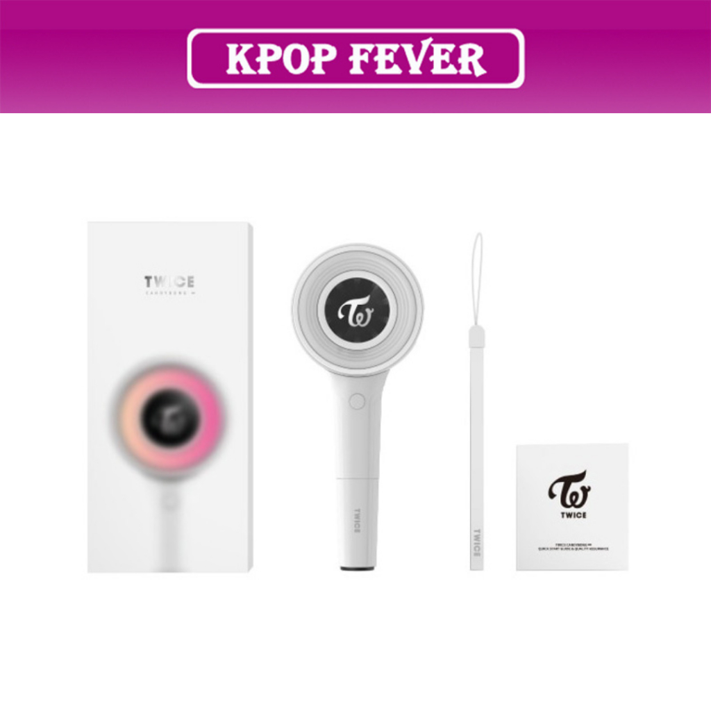 TWICE 公式 ペンライト 最新 VER.3 新品 CANDYBONG ∞ TWICE OFFICIAL LIGHTSTICK ∞ VER. 3 CANDYBONG SEALED | Shopee Brasil