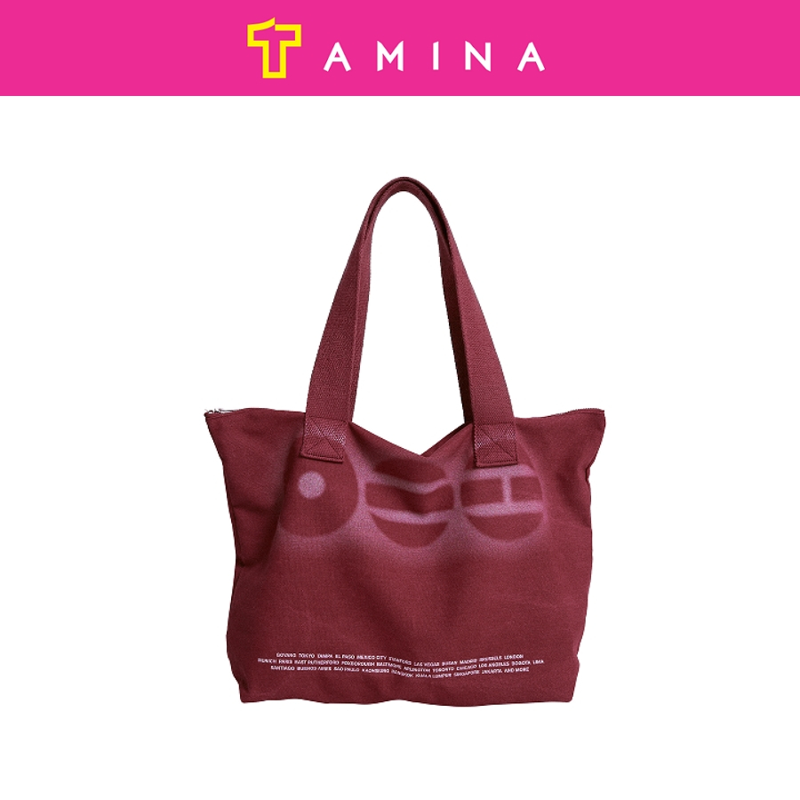 BTS ARIRANG FABRIC BAG バーガンディ トートバッグ　韓国 Ready Stock) BTS World Tour Arirang [GLOBAL EXCLUSIVE] Fabric Bag