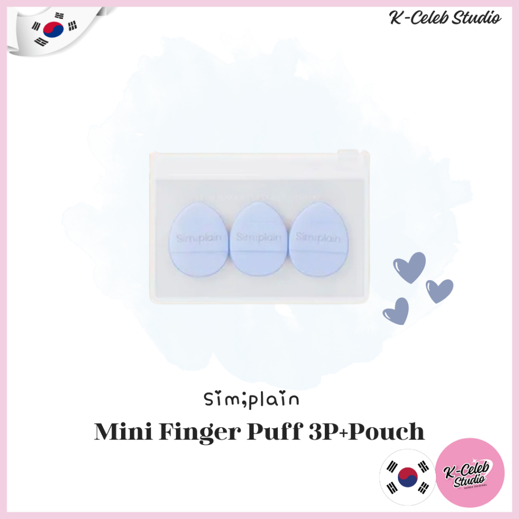 Sim ; plain Simples Gleam On Lip & Cheek Puff 3P (+ Case Mini Bolsa ...