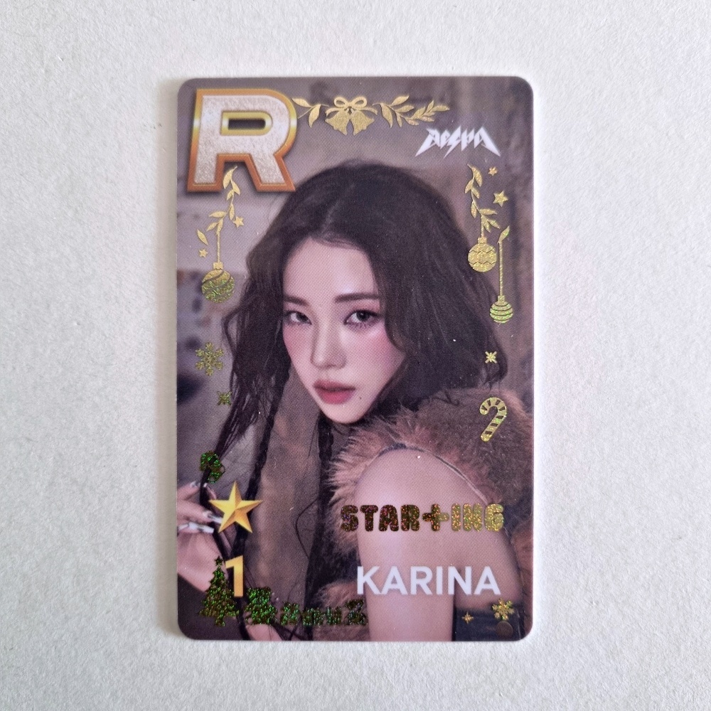 Na Mão) Aespa SUPER STAR Superstar SMTOWN Melhor 1 Estrela + In
