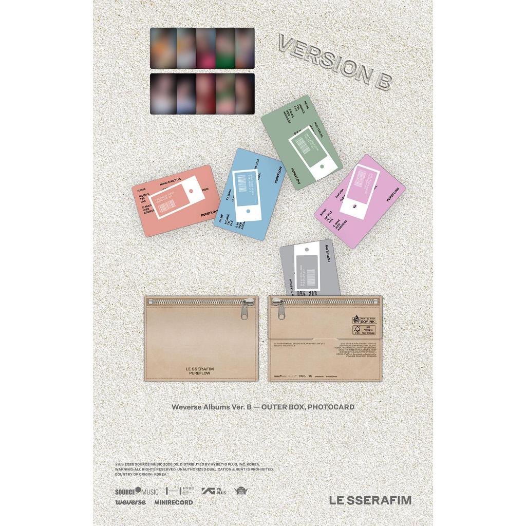 LE SSERAFIM 2nd Studio Album - PUREFLOW pt.1 (Weverse Albums ver