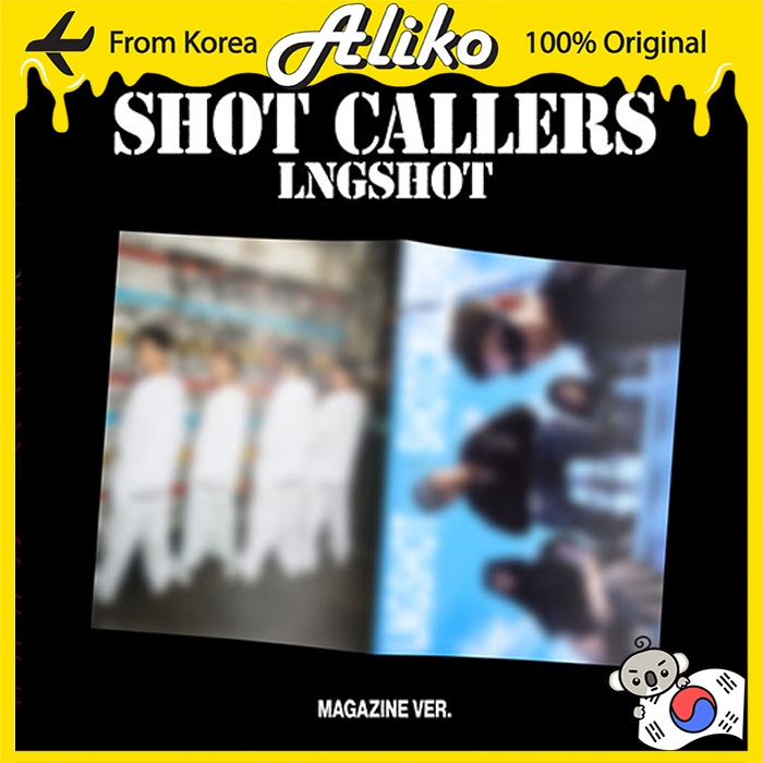LNGSHOT - SHOT CALLERS (Magazine Ver.) | Shopee Brasil