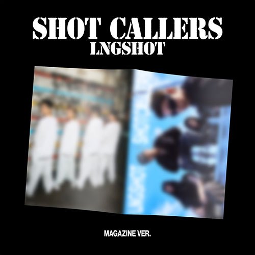LNGSHOT - SHOT CALLERS (Magazine Ver.) | Shopee Brasil