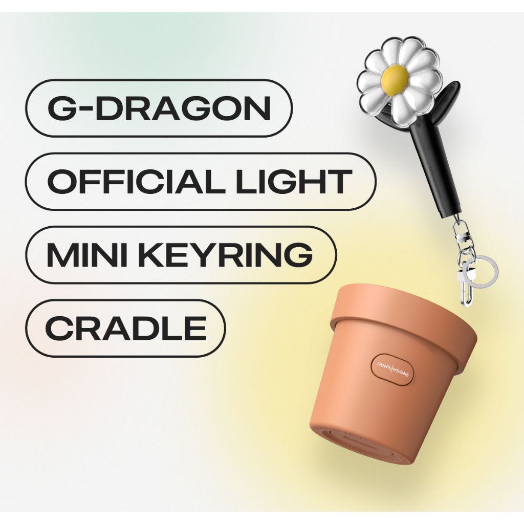 G-DRAGON (BIGBANG) - OFFICIAL MINI LIGHT KEYRING CRADLE (5th Mar