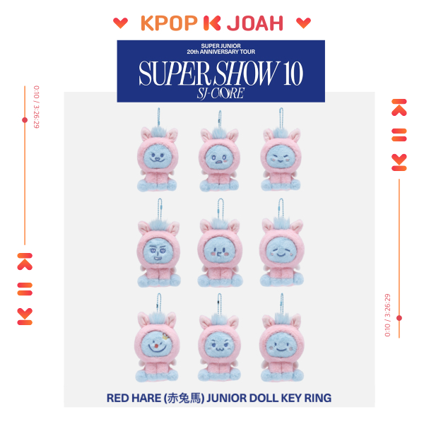 RED HARE JUNIOR DOLL KEY RING) SUPER JUNIOR 20th Anniversary Tour