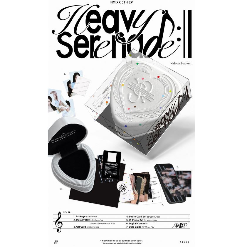NMIXX 5th EP Album [ Heavy Serenade ] Melody Box Ver. | Shopee Brasil