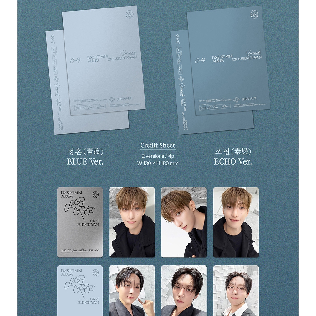 POB] DK X SEUNGKWAN (DXS SEVENTEEN) [Serenade] 1st Mini Album