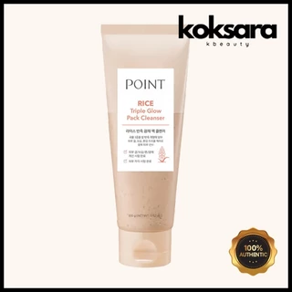 Point Rice Triple Glow Pack Cleanser 100g em Oferta na Shopee