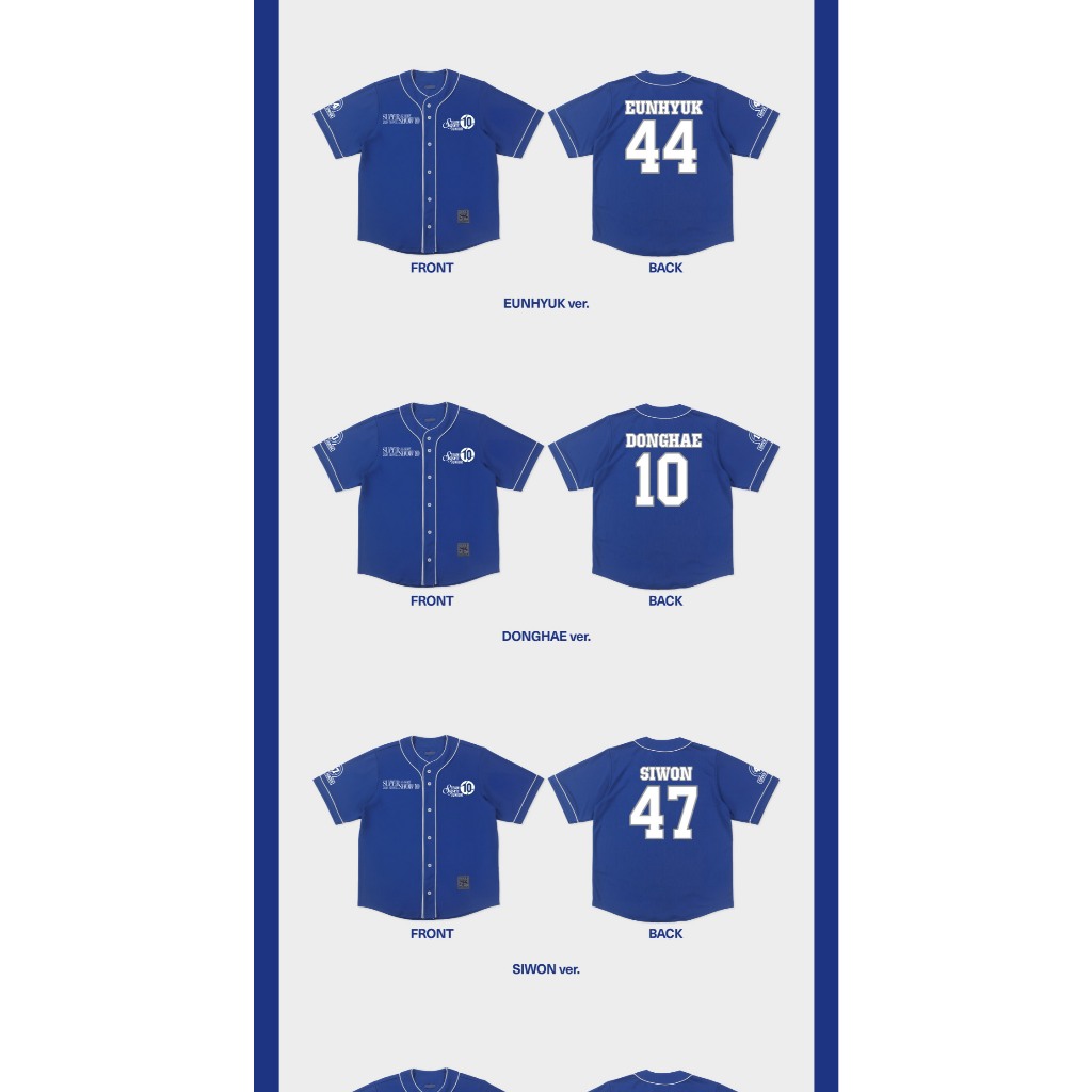 BASEBALL UNIFORM) SUPER JUNIOR 20th Anniversary Tour [SUPER SHOW