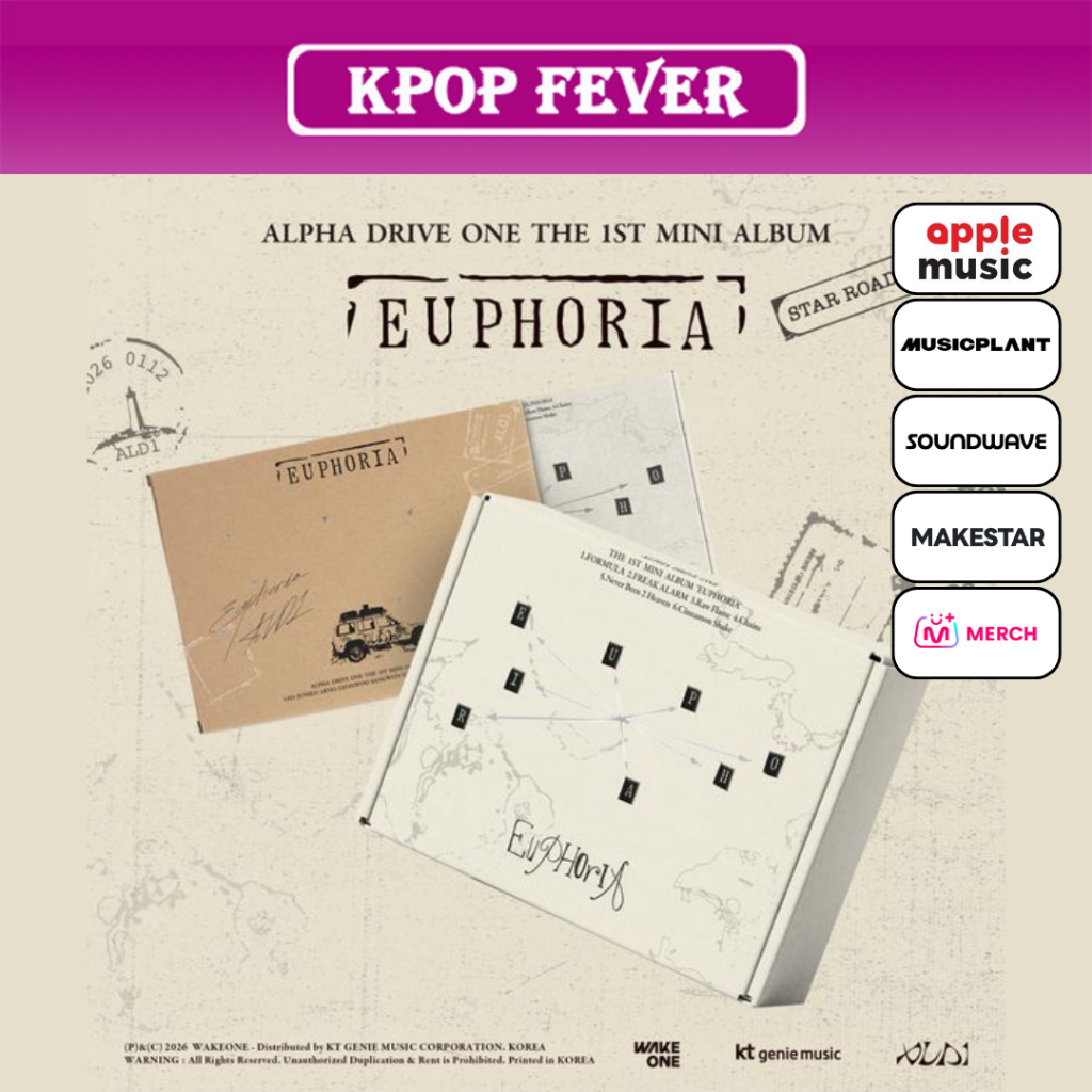 ALPHA DRIVE ALD1 アルバム STAR ROAD 未開封 ×20 ALPHA DRIVE ONE (ALD1) [EUPHORIA] STAR ROAD ver. / 1st Mini Album
