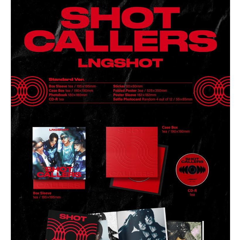 LNGSHOT SHOT CALLERS アルバム Amazon.com: LNGSHOT SHOT CALLERS 1st EP Album [Standard Ver