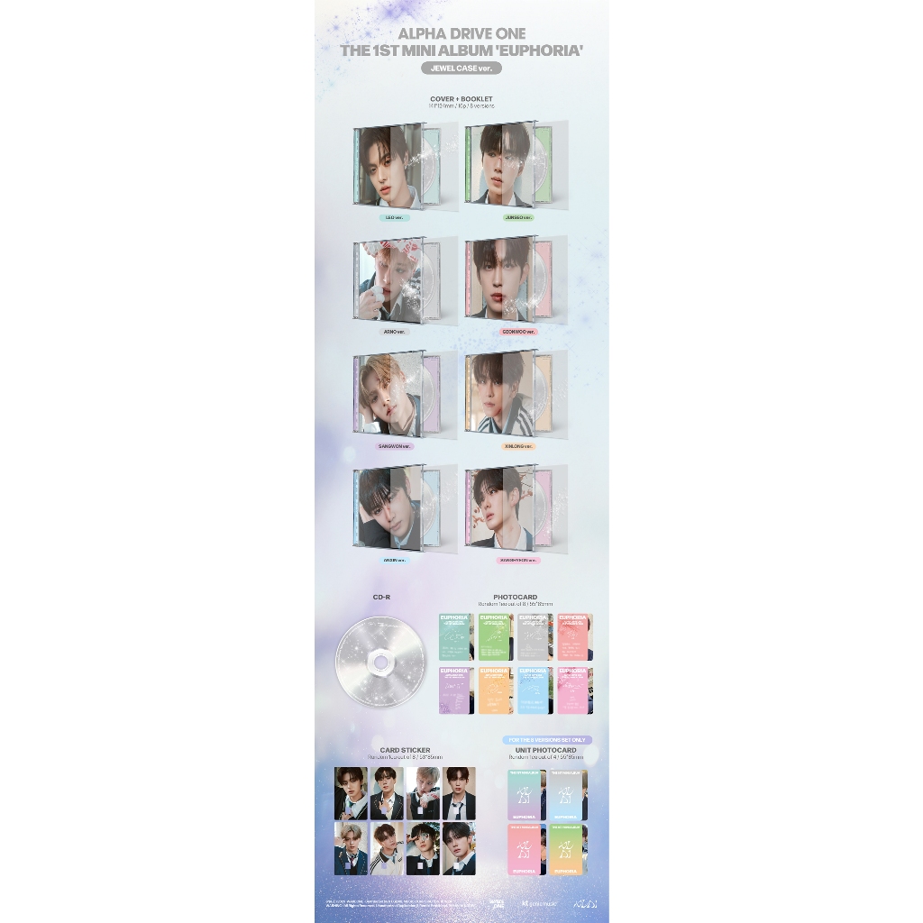 POB] ALPHA DRIVE ONE [EUPHORIA] (JEWEL CASE ver.) | Shopee Brasil