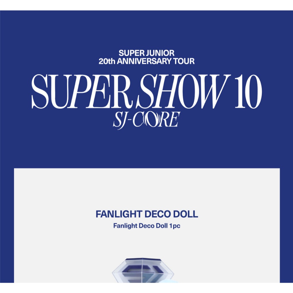 FANLIGHT DECO DOLL) SUPER JUNIOR 20th Anniversary Tour [SUPER SHOW